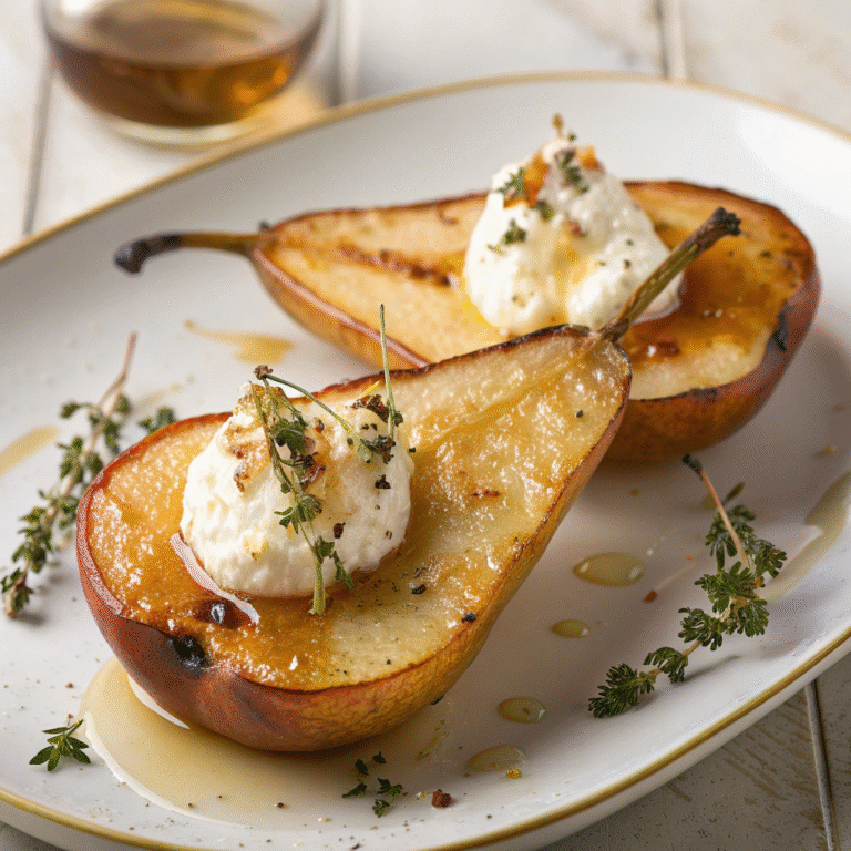 🍯✨ Sweet Simplicity: Honey-Kissed Baked Pears
