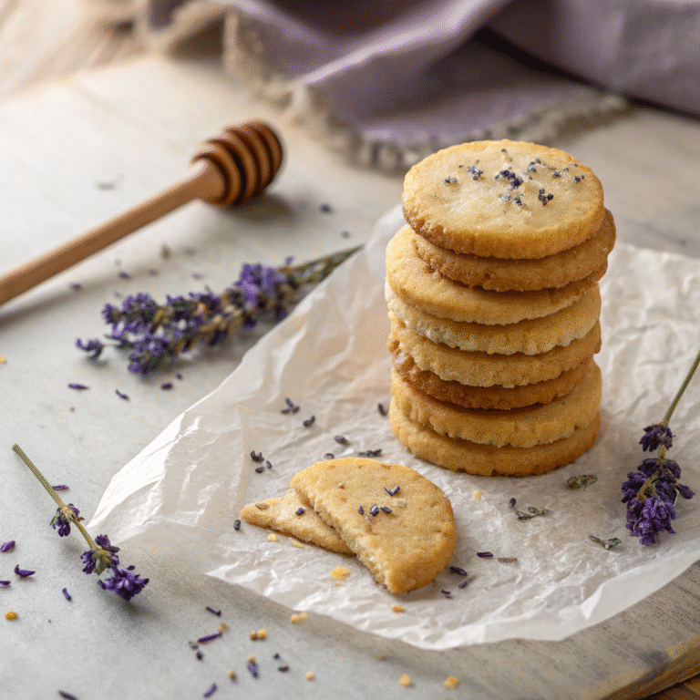🍯🌿 Honey-Lavender Daydream: The Shortbread Cookie That Smells Like Spring