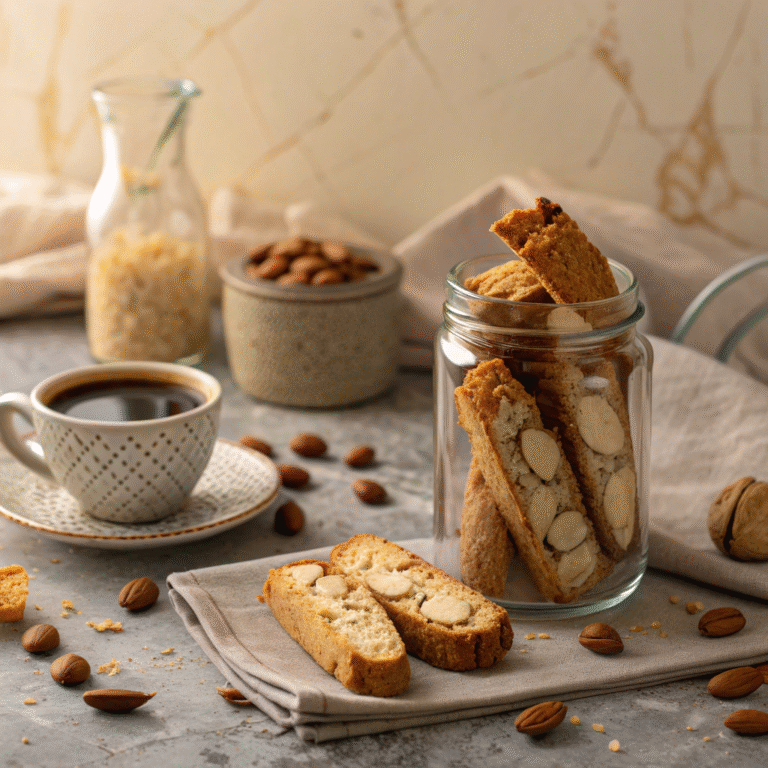 🍪 Nutty Crunch You Can’t Ignore: Italian Almond Biscotti