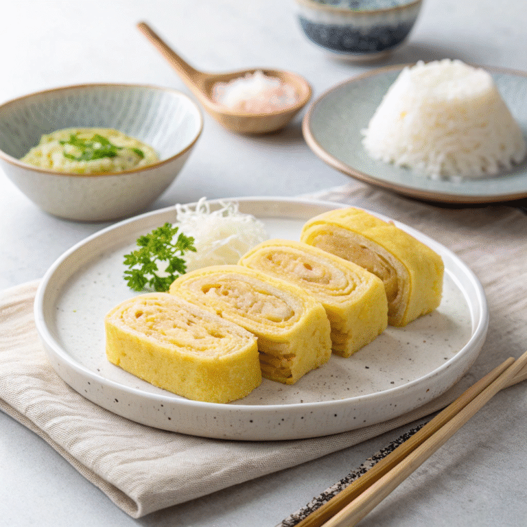 🍳 Sweet-and-Savory Morning Magic: Japanese Tamagoyaki (Rolled Omelet)