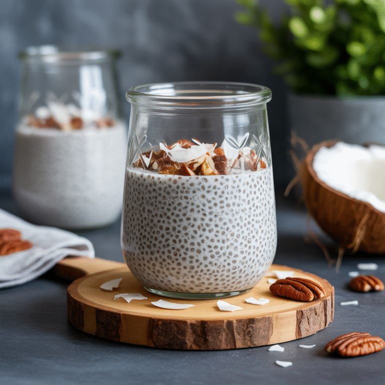 🥥 The Overnight Miracle: Keto Chia Pudding That Tastes Like Dessert