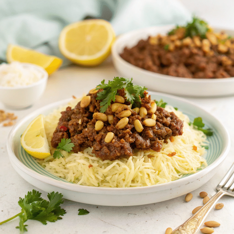 🍚✨ Lebanese Hushwee Rice Party: Cinnamon-Spiked Beef Meets Buttered Rice