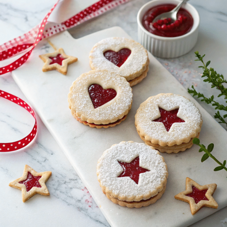🌰🍓 Nutty Jammy Show-Stopper: The Ultimate Linzer Cookie Guide