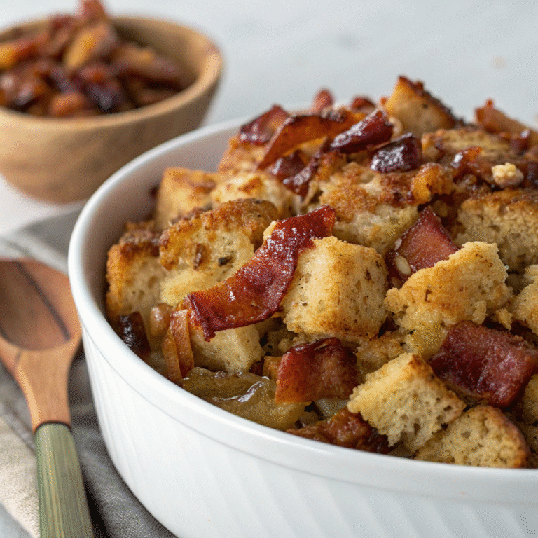 🥓🍁 Sweet-Savory Magic: Maple-Bacon Stuffing That Steals the Show