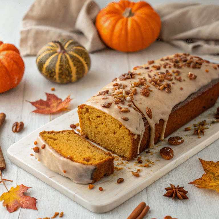 🎃 Maple-Kissed Pumpkin Loaf: Your Kitchen’s Fall Candle 🍁