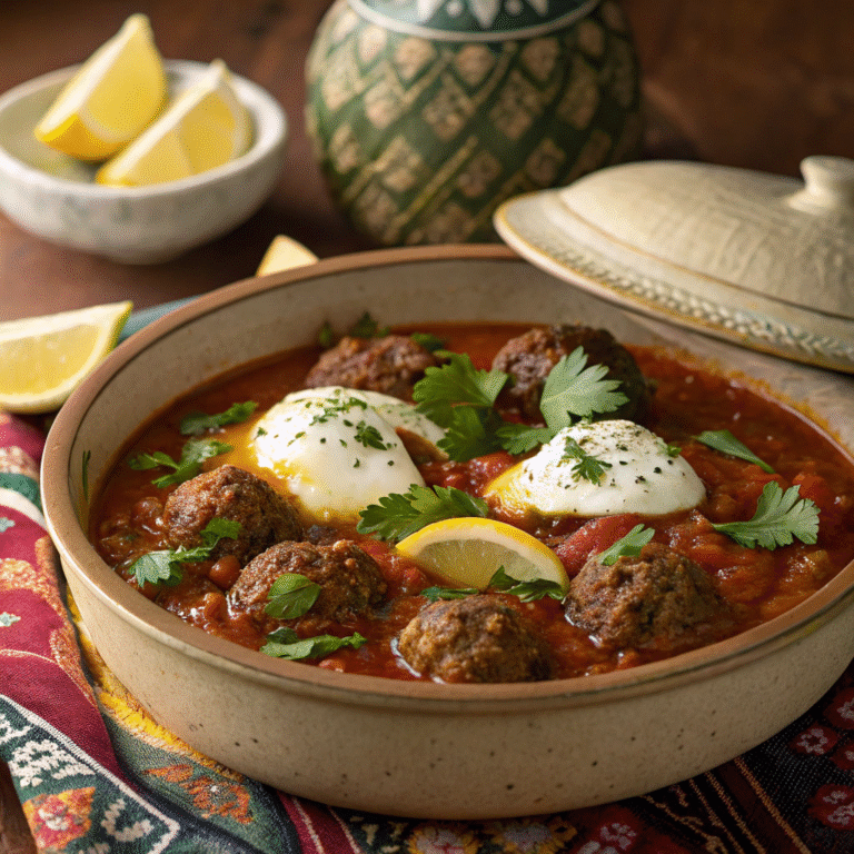 🧆Kefta Tagine Magic: Moroccan Meatballs Meet Brunch Goals