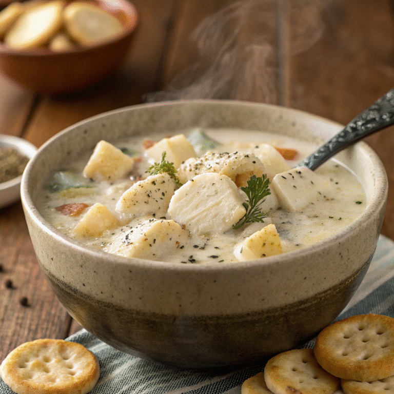 🦞🌊 Coastal Hug in a Bowl: New England Fish Chowder