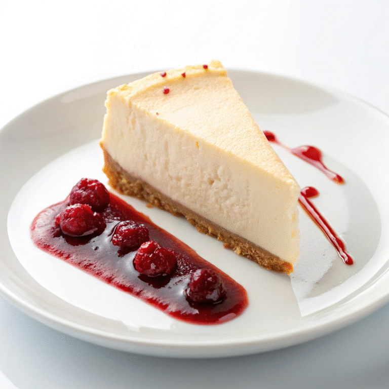 🍰 Big Apple Dream: Classic New York Cheesecake