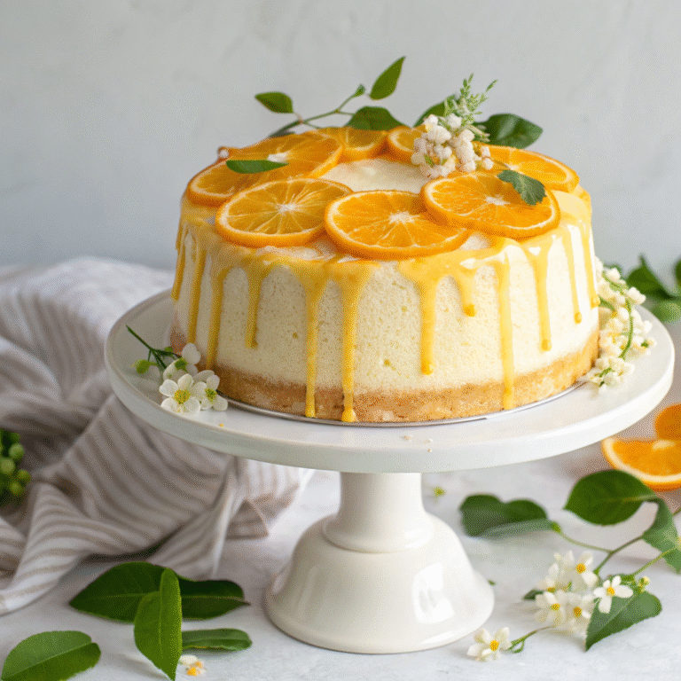 🍊 Cloud-Nine Dessert: The Zesty Orange Chiffon Cake 🎂