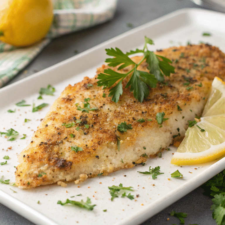 🍽️ Parmesan-Crusted Tilapia: Your 20-Minute Weeknight Hero