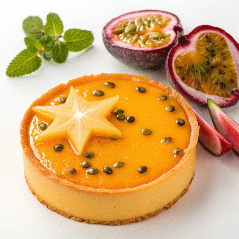 🌴 Tropical Tang Explosion: The Passion Fruit Power Tart