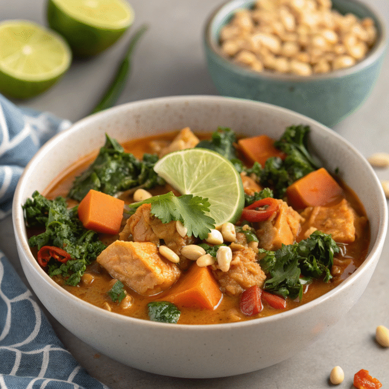 🥄 Big-Spoon Energy: Peanut Chicken Sweet Potato Stew