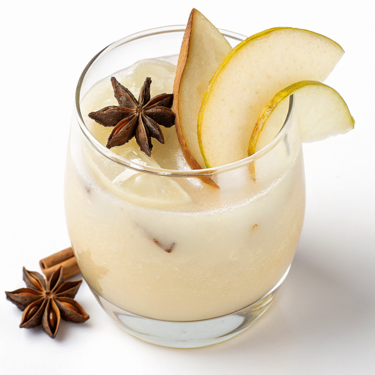 🍐✨ Pear & Star Anise Glow-Up: The Cozy Spiced Pear Smoothie
