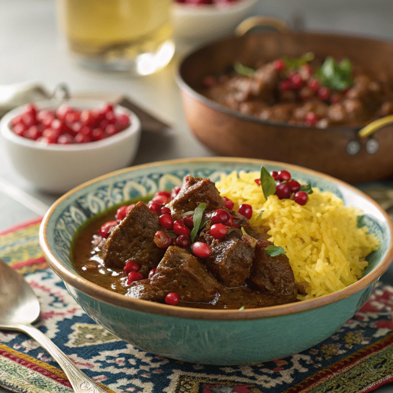 🏺 Persian Fesenjan Flavor Bomb: Walnut + Pomegranate Beef Stew 🍯🥩