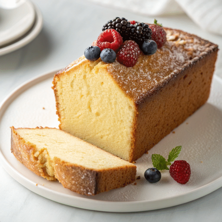 🍰 Pound Cake Throwback: Butter Brick Bliss