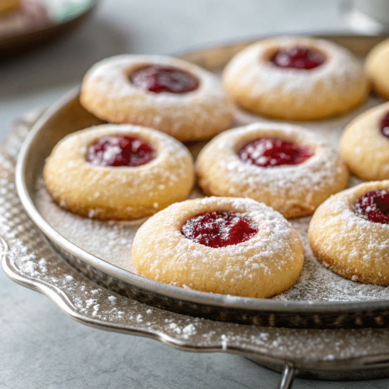🍪 Wild Raspberry Jam Thumbprint Cookies: Tiny Bites, Big Flavor