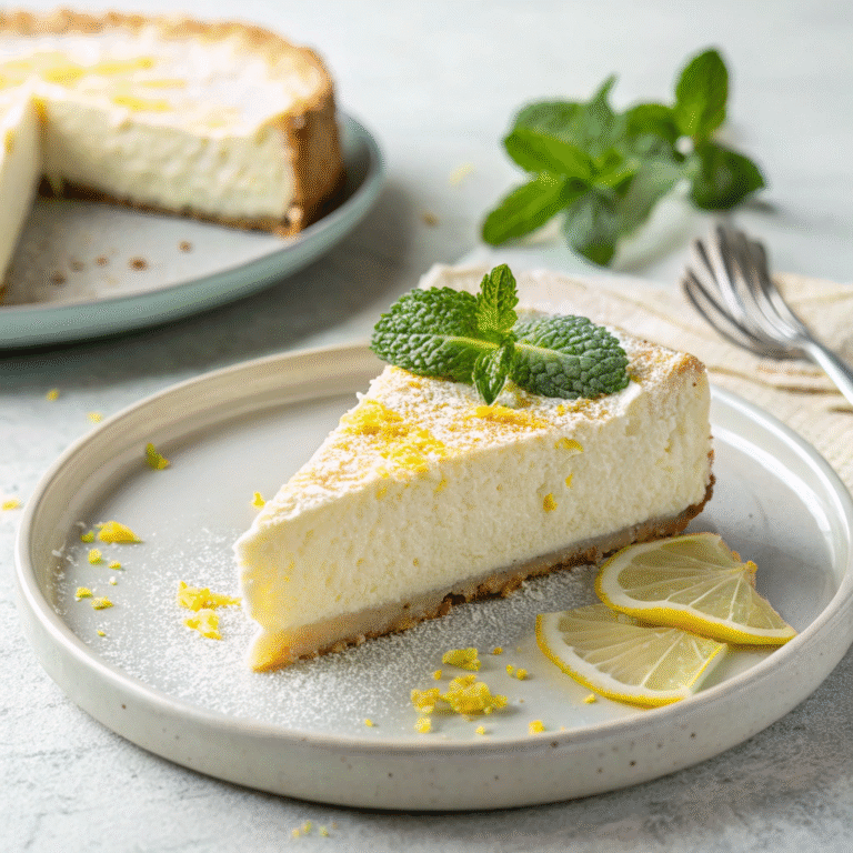 🍰 Cloud-Light Ricotta Cheesecake: The Italian Classic You Need Yesterday