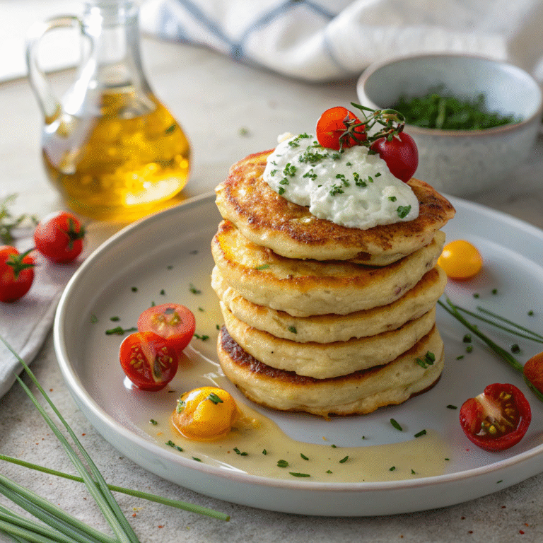 🥞🚀 Savory Pancake Glow-Up: The Cottage Cheese Power Stack