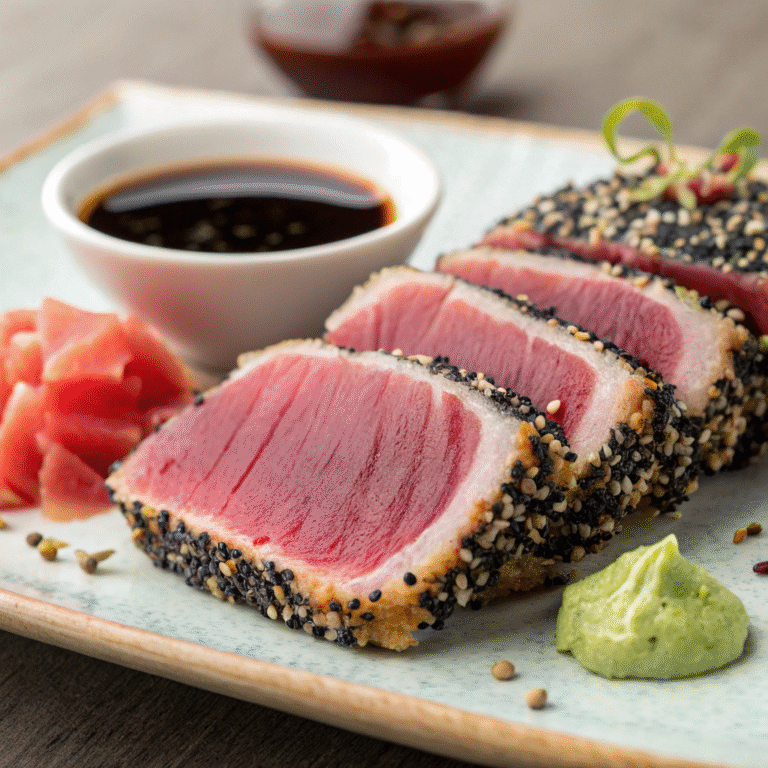 ๐ฅ Sear-iously Good Eats: Sesame-Crusted Ahi Tuna in 2 Minutes