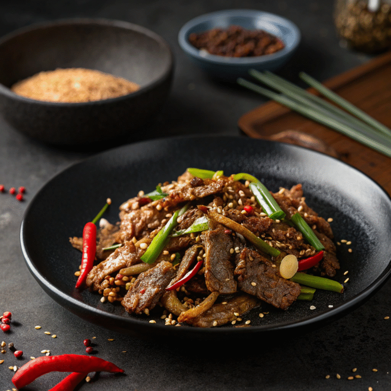 🔥 Spicy Beef, Zero Boredom: Sichuan Cumin Beef FTW
