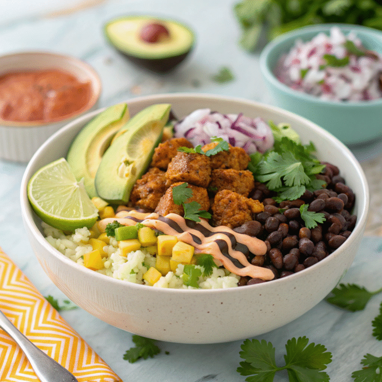 ๐ฎ๐ฅ Smoky Tempeh Fiesta Bowl: The Plant-Powered Taco Experience
