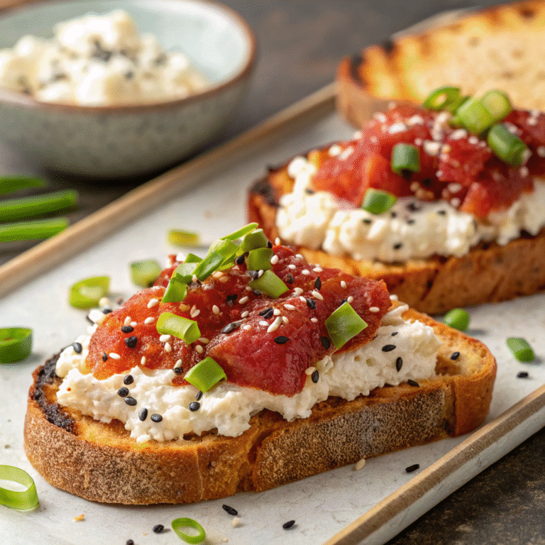🔥 Spicy Tuna Cottage Cheese Melt: The Fiery Protein Toast You Didn’t Know You Needed 🌶️