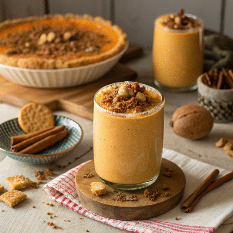 🍠🥧 Sweet Potato Pie Smoothie: Dessert Meets Breakfast