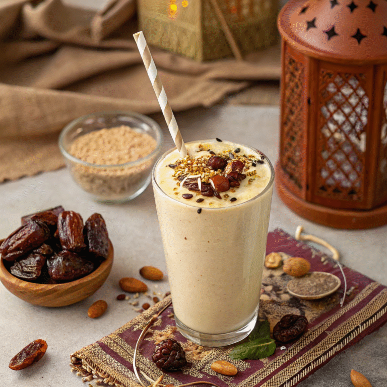 đ°đ„€ Tahini Date Spice Smoothie: Your New Morning Wingman