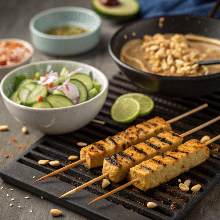 🔥 Tempeh Satay Takeover: Peanut-Lime Skewers You Need ASAP