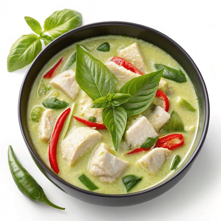 🌶️🌿 Thai Green Curry with Fish: Coconut Heat Meets Ocean Sweet