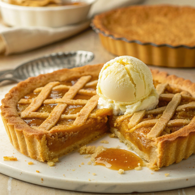 🥧 Treacle Tart: Britain’s Gooey Golden Show-Stopper