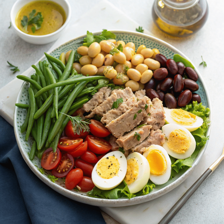 🥗 Mediterranean Mash-Up: Tuna & Cannellini Bean Niçoise Salad