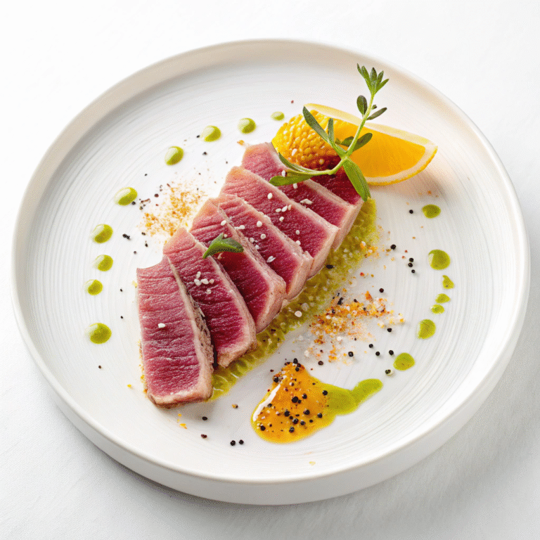 🐟 Raw Elegance Alert: Meet Your New Crush—Tuna Crudo
