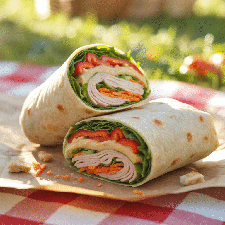 ๐ฆ๐ฅ Wrap Attack: Turkey + Hummus + Veggie Crunch