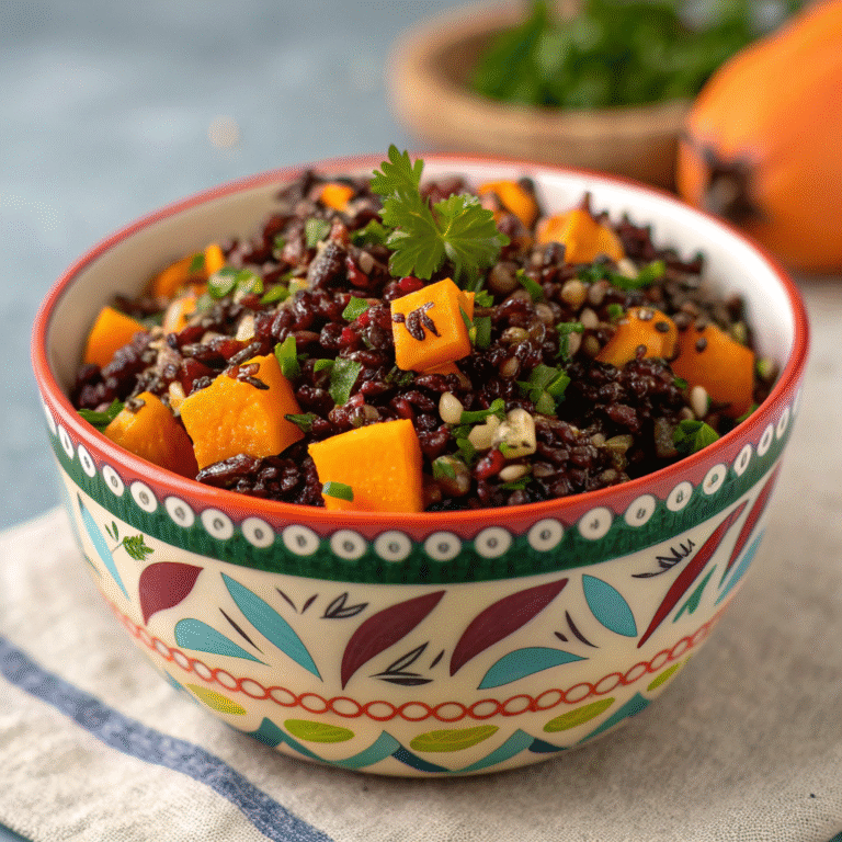 🍂 Cozy Fall Favorite: Wild Rice & Butternut Squash Dressing