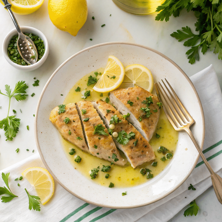 ๐๐ Zesty Chicken Piccata: Weeknight Wow in One Pan