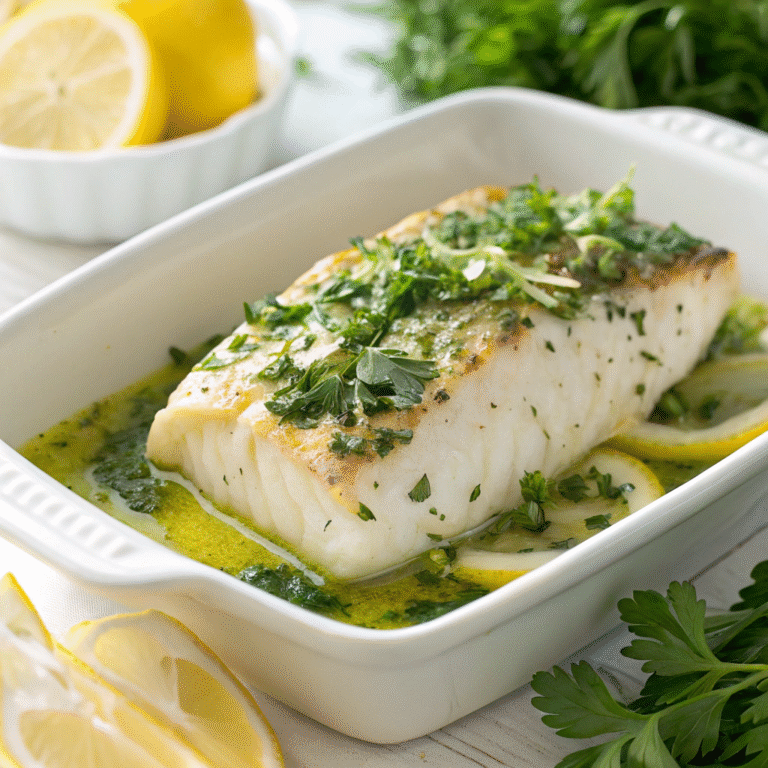 ๐ฃ Catch of the Day: Zesty Lemon-Herb Baked Cod