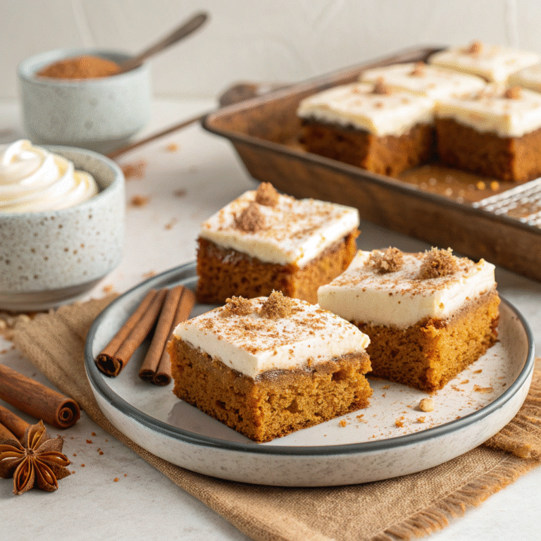 ๐ Chai-Spiced Pumpkin Bars โ Cozy, Spiced, and Totally Doable ๐