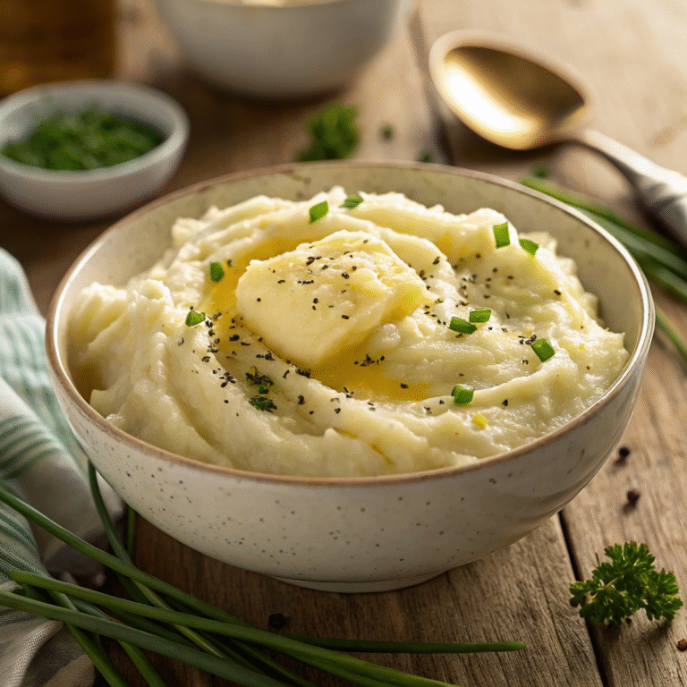 🥔 Creamy Comfort on a Plate: Classic Mashed Potatoes (That Actually Slap)