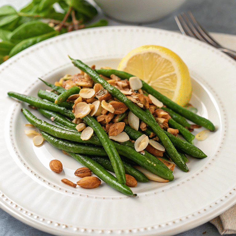 ๐ฅฌ Green Beans Amandine: Brown Butter, Almonds, Wow Factor