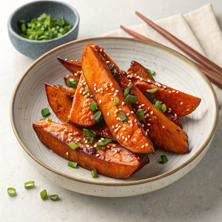 🍠 Sweet & Savory Upgrade: Miso-Glazed Sweet Potatoes