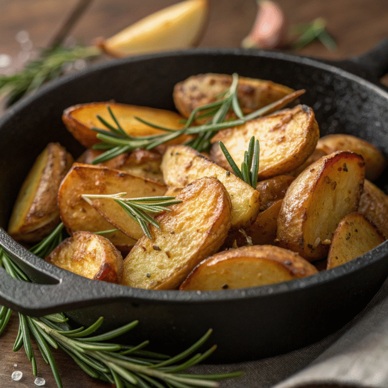 🥔 Crispy Comfort: Rosemary Roasted Fingerling Potatoes