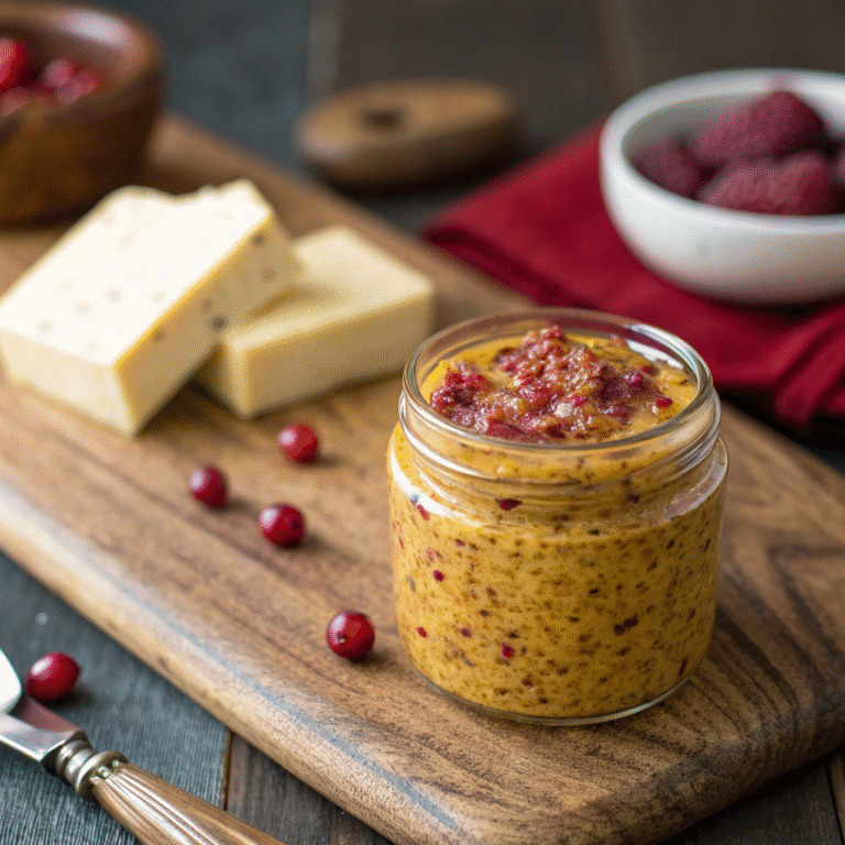 🥪 Tangy Sandwich Upgrade: Zesty Cranberry Mustard (You’ll Use It On Everything)