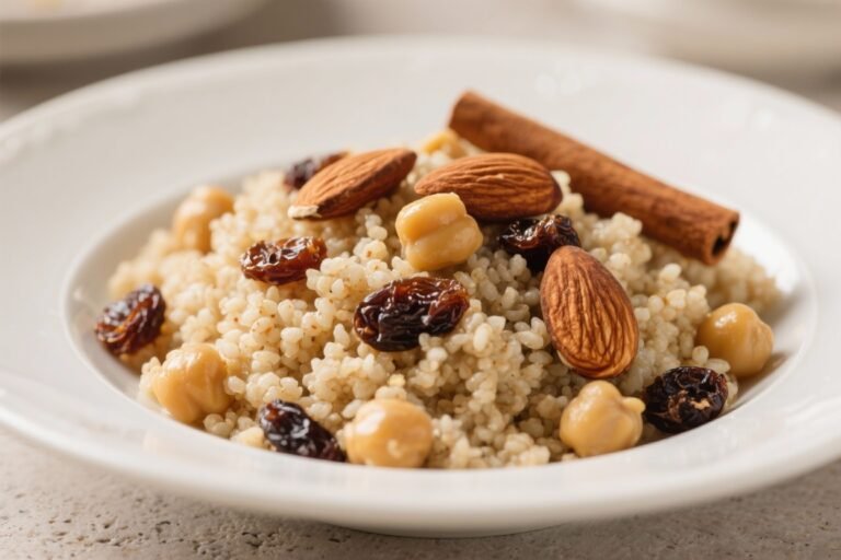 Whole‑wheat Couscous with Raisins, Chickpeas, Cinnamon, Toasted Almonds: The 15-Minute Power Bowl You’ll Actually Crave