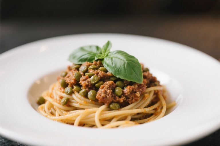 Green Lentil Bolognese over whole‑wheat spaghetti, basil: The Hearty, High-Protein Pasta That Outsmarts Meat