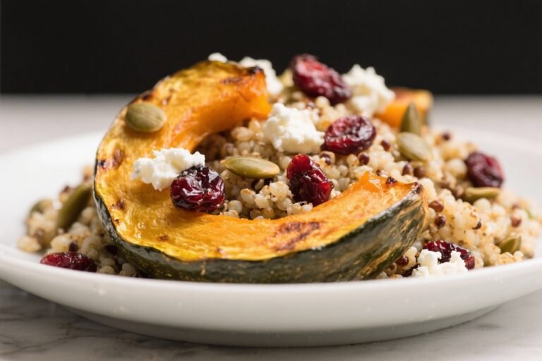 Roasted Squash with Quinoa, Dried Cranberries, Pepitas, Goat Cheese: The 30-Minute Power Bowl That Actually Tastes Like Fall